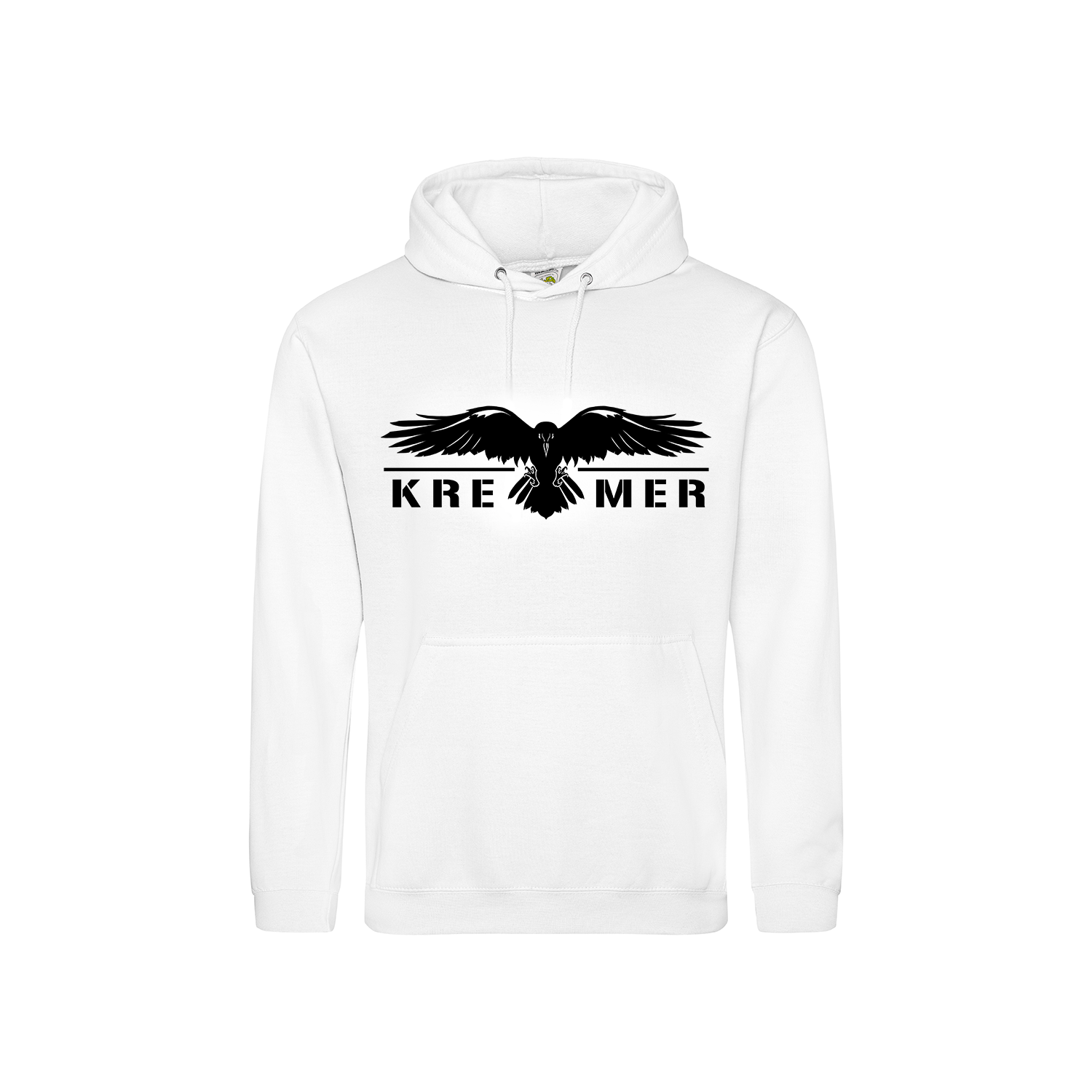 Hoodie Unisex-Herren weiß